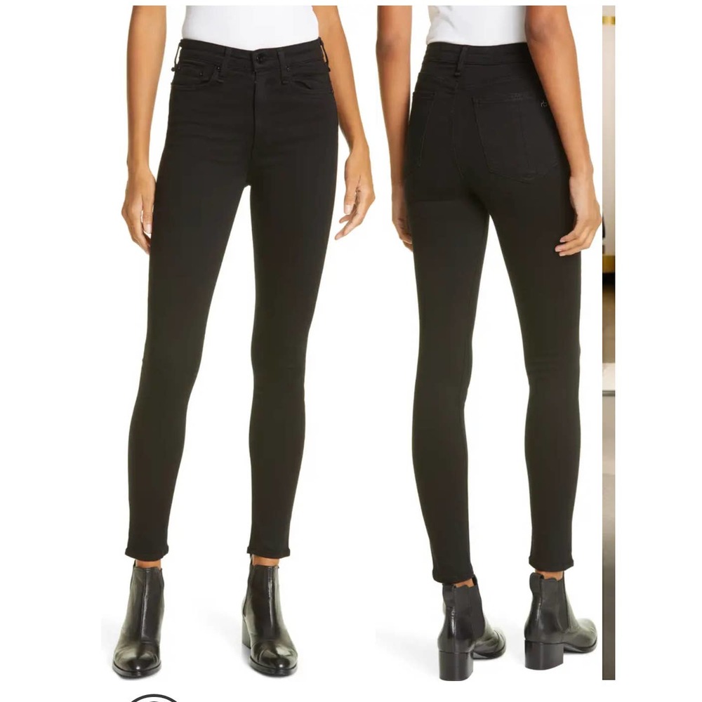 Rag & Bone Nina high rise jeans black 27